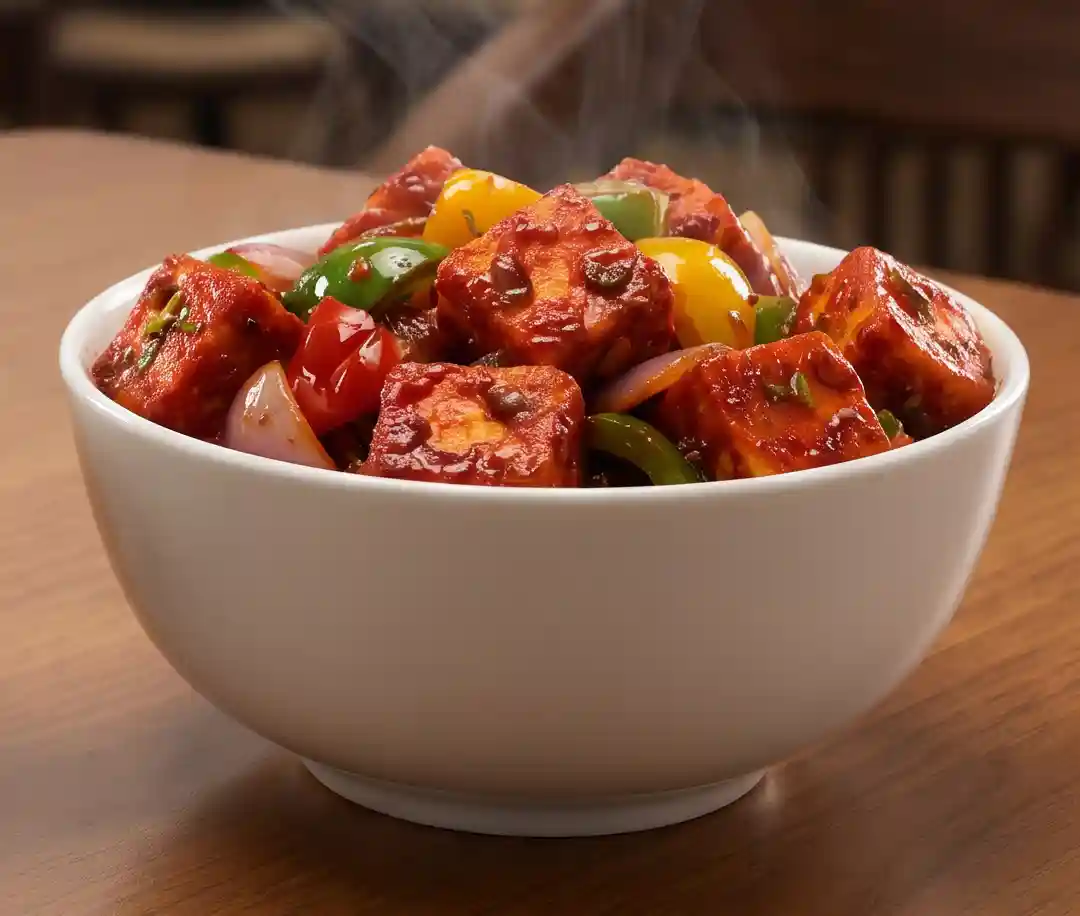 Gobi Manchurian - crispy cauliflower in spicy Manchurian sauce