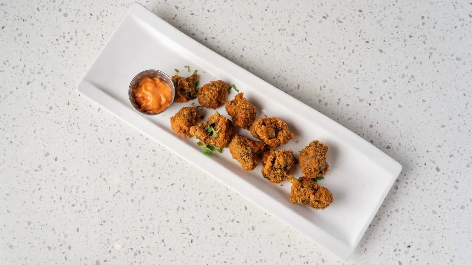 Natkhat broccoli - Indo-Chinese style crispy broccoli appetizer