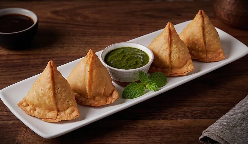 Vegetable Samosa🌿🅙🅢