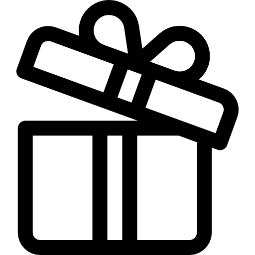 Gift box icon representing gift cards